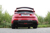 FOX Edelstahl Duplex Sportauspuff Honda Civic 9 FK2 Type-R je 2x90mm schwarz rund doppelwandig abgeschrägt