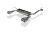 Fox Edelstahl Duplex Racing-Komplettanlage ab Kat Honda Prelude 4 Typ BB1 BB2 BB3 Bj.92-96 je 2x80mm rund eingerollt mit Absorber