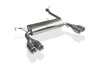 Fox Edelstahl Duplex Racing-Komplettanlage ab Kat Honda Prelude 4 Typ BB1 BB2 BB3 Bj.92-96 je 2x80mm rund eingerollt mit Absorber