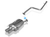 Fox Edelstahl Racing-Komplettanlage ab Kat Honda Prelude 5 Typ BB9 Bj.97-02 je 2x76mm rund eingerollt mit Absorber