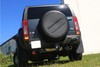 FOX Edelstahl Duplex Sportauspuff-Komplettanlage ab Kat Hummer H3 5.3l V8 je 2x100mm rund doppelwandig
