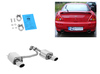 Fox Edelstahl Duplex Sportauspuff Hyundai Coupe GK Tiburon 1.6l 2.0l Bj.02-06 129x106mm oval eingerollt abgeschrägt