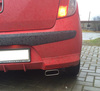 Fox Edelstahl Sportauspuff Hyundai i10 Bj.08-13 145x65mm trapezförmig eingerollt abgeschrägt