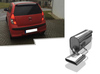 Fox Edelstahl Sportauspuff Hyundai i10 Bj.08-13 145x65mm trapezförmig eingerollt abgeschrägt