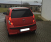 Fox Edelstahl Sportauspuff Hyundai i10 Bj.08-13 145x65mm trapezförmig eingerollt abgeschrägt