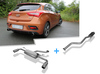 FOX Edelstahl Duplex Sportauspuff-Komplettanlage ab Kat Hyundai i30 1.6 GDI Turbo Typ GDH je 100mm rund scharf abgeschrägt
