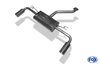 FOX Edelstahl Duplex Sportauspuff Hyundai i30 1.6 GDI Turbo Typ GDH je 100mm rund eingerollt