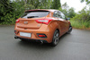 FOX Edelstahl Duplex Sportauspuff-Komplettanlage ab Kat Hyundai i30 1.6 GDI Turbo Typ GDH je 100mm rund scharf abgeschrägt