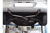 Fox Edelstahl Duplex Endrohrgeweih Hyundai i30 - Modelle aus Korea ab 2007 1x90mm rund eingerollt abgeschrägt mit Absorber