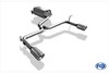 Fox Edelstahl Duplex Sportauspuff Hyundai i30 - Modelle aus Korea ab 2007 1x90mm rund eingerollt abgeschrägt mit Absorber