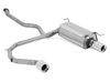 Fox Edelstahl Duplex Sportauspuff-Komplettanlage ab Kat Hyundai Santa Fe 1 Typ SM 1x100mm rund eingerollt gerade mit Absorber