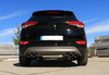 FOX Edelstahl Duplex Racing-Komplettanlage ab Kat. Hyundai Tucson 3 Typ TL 4x4 (Mod. ohne OPF) je 2x115x85mm oval eingerollt abgeschrägt
