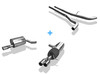 Fox Edelstahl Duplex Racing-Komplettanlage ab Kat Jaguar S-Type R 2x60mm rund eingerollt gerade
