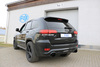 FOX Edelstahl Duplex Sportauspuff Jeep Grand Cherokee WK2 SRT8 Bj. 2010-13 je 129x106mm oval schwarz eingerollt abgeschrägt