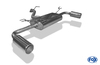 Fox Edelstahl Duplex Sportauspuff Kia Pro Ceed 2 ED ab 2013 je 100mm rund eingerollt gerade