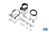 Fox Edelstahl Duplex Sportauspuff Kia Sportage Typ JE 1x100mm rund eingerollt gerade mit Absorber