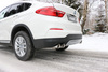 Fox Edelstahl Duplex Sportauspuff-Komplettanlage ab Kat BMW X4 F26 35i ohne M-Paket je 2x90mm rund doppelwandig abgeschrägt