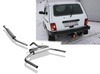 FOX Edelstahl Duplex Sportauspuffanlage ab Kat Lada 4X4 Niva je 1x45mm rund rechts/links