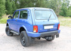 FOX Edelstahl Racing-Komplettanlage ab Kat Lada Niva 4X4 Urban 90mm rund
