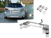 Fox Edelstahl Duplex Sportauspuff Mazda 6 II GH Benzin ab 2006 je 106x71mm oval eingerollt seitlich abgeschrägt