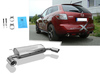 Fox Edelstahl Duplex Sportauspuff Mazda CX-7 je 100mm rund eingerollt abgeschrägt mit Absorber