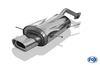 Fox Edelstahl Sportauspuff Mazda MX-3 1.8l Bj.91-99 135x80mm flachoval eingerollt abgeschrägt mit Absorber