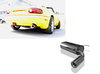 Fox Edelstahl Sportauspuff Mazda MX-5 I NA Bj.89-98 1x90mm rund eingerollt gerade mit Absorber