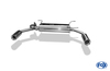 Fox Edelstahl Duplex Sportauspuff Mazda MX-5 II NB Bj.98-05 1x90mm rund eingerollt gerade mit Absorber