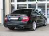 Fox Edelstahl Duplex Sportauspuff Mercedes C-Klasse W204 S204 4-Zylinder Limousine u. T-Modell mit AMG-Stoßstange 115x85mm oval eingerollt seitlich abgeschrägt