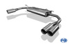 FOX Edelstahl Duplex Racing-Komplettanlage ab Kat. Mercedes CLA 250 4MATIC C117/X117 je 2x80mm rund doppelwandig
