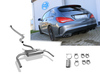 FOX Edelstahl Duplex Racing-Komplettanlage ab Kat Mercedes CLA C117/X117 mit AMG Heckschürze