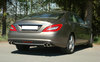 Fox Edelstahl Duplex Sportauspuff Mercedes CLS C218 inkl. Shooting Brake je 2x90mm rund doppelwandig abgeschrägt