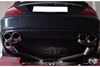 Fox Edelstahl Duplex Racing-Komplettanlage ab Kat Mercedes CLS C219 je 2x115x85mm oval eingerollt abgeschrägt