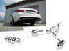 Fox Edelstahl Duplex Racing-Komplettanlage ab Kat Mercedes E-Klasse Cabrio A207 Facelift W212 ab 2013 4-Zylinder