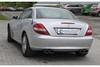 Fox Edelstahl Duplex Sportauspuff Mercedes SLK R171 3.0l 3.5l 2x115x85mm oval eingerollt abgeschrägt
