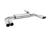 Fox Edelstahl Duplex Sportauspuff inkl. Verbindungsrohr Mercedes Vito u. Viano W639 V639 je 2x80mm rund scharf gerade