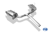 Fox Edelstahl Duplex Sportauspuff Mini Cooper S R53 2002-2006 2x76mm rund scharf gerade