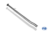 Fox Edelstahl Racing-Komplettanlage ab Kat Mini One u. Cooper R50 1x80mm rund eingerollt gerade mit Absorber