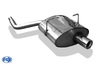 Fox Edelstahl Racing-Komplettanlage ab Kat Mini One u. Cooper R50 1x80mm rund eingerollt gerade mit Absorber