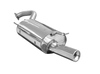 Fox Edelstahl Sportauspuff Mitsubishi Galant 8 Kombi EA Bj.96-06 1x100mm rund eingerollt gerade mit Absorber