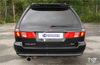 Fox Edelstahl Sportauspuff Mitsubishi Galant 8 Kombi EA Bj.96-06 1x100mm rund eingerollt gerade mit Absorber