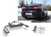 Fox Edelstahl Duplex Sportauspuff Mitsubishi Lancer 8 CYO Diesel Stufenheck u. Sportback 1x115x85mm oval eingerollt abgeschrägt