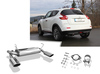 Fox Edelstahl Duplex Sportauspuff Nissan Juke F15 ALL-MODE 4x4 je 115x85mm oval eingerollt abgeschrägt