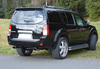 Fox Edelstahl Duplex Endrohrgeweih Nissan Pathfinder R51 ab 2005 140x90mm oval eingerollt abgeschrägt