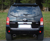 Fox Edelstahl Duplex Endrohrgeweih Nissan Pathfinder R51 ab 2005 140x90mm oval eingerollt abgeschrägt