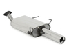 Fox Edelstahl Sportauspuff Nissan Primera P11 Limousine ab 99 1x90mm rund eingerollt gerade mit Absorber