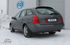 Fox Edelstahl Duplex Sportauspuff-Komplettanlage ab Kat Nissan Primera P12 Kombi - Traveller 1x90mm rund eingerollt gerade