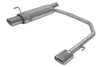 Fox Edelstahl Duplex Sportauspuff Opel Astra F inkl. Gsi 16V CC Fließheck 3-Punkt-Aufhängung 135x80mm flachoval eingerollt abgeschrägt mit Absorber