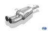 Fox Edelstahl Racing-Komplettanlage ab Kat Opel Astra G Caravan 2x76mm DTM rund scharf gerade