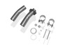 Fox Edelstahl Sportauspuff Opel Astra G Caravan 2x80mm rund eingerollt gerade mit Absorber